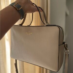 Kate Spade Creamy Beige Leather Bag
